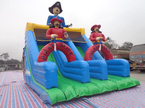 pirate inflatable slide