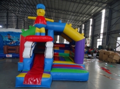 13x13ft Lego Bouncy Castle Slide
