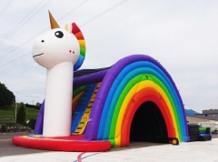 Unicorn Inflatable Slide