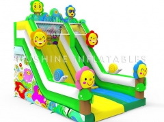 Happy Flower Inflatable Slide