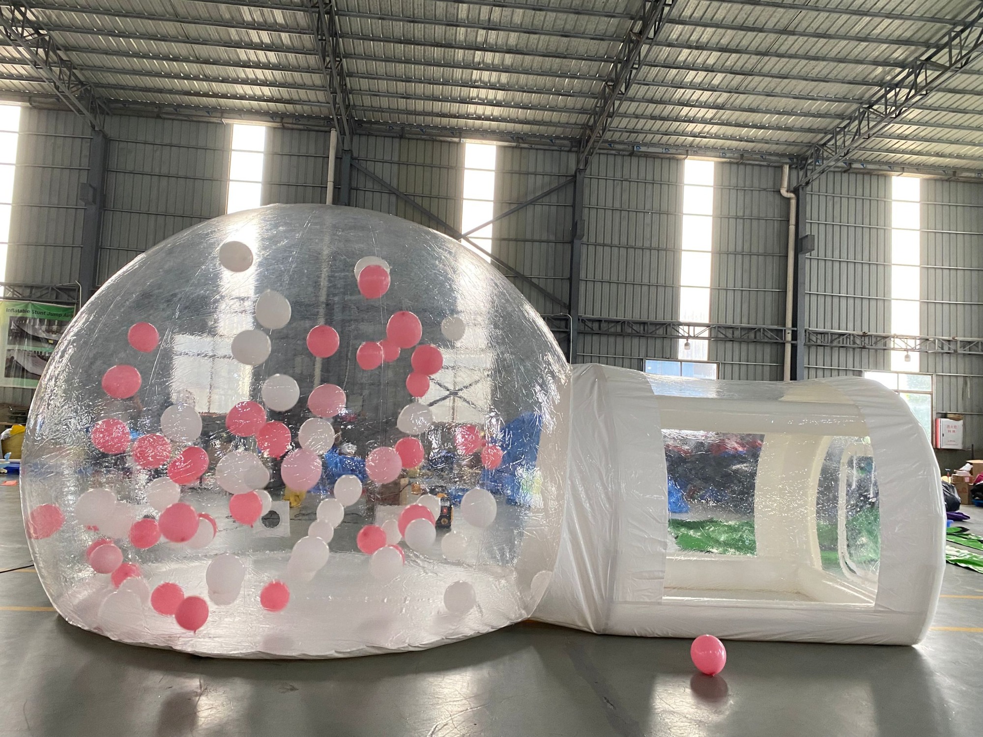 New Trend Inflatable Bubble House with Balloon Flying