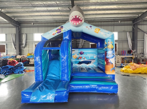 Shark Bounce House with Slide