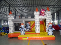 Knight Bouncy Castle with Slide