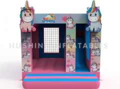 Unicorn Slide Bouncy Castle