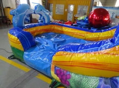 Dolphin Bounce House with Slide