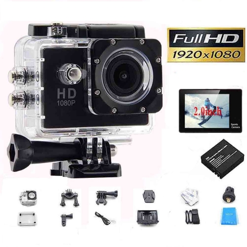 SJ 1080P HD Mini Sport Action Camera Waterproof Cam DV  Mini Camcorder Helmet Gopro style go pro with Screen Water Resistant