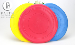 Dog Silicone Flyer Dog Flying Disk Pet Toys for Outdoor Indoor Training 7 Inch Large 6 Pack Multiple Colors Flying Disk frisbee