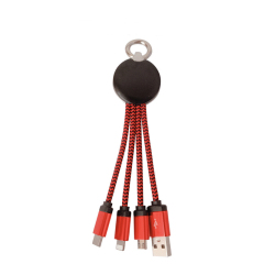 Anyfe 3 in 1 Nylon braided cable, High Speed Data and Charging with Micro USB / Type C / Lightning Cables