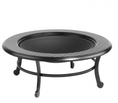 86cm steel fire pit table with cooking grill fire pit grill