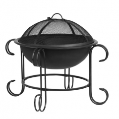 18" steel fire pit grill small fire pit cheap fire pit