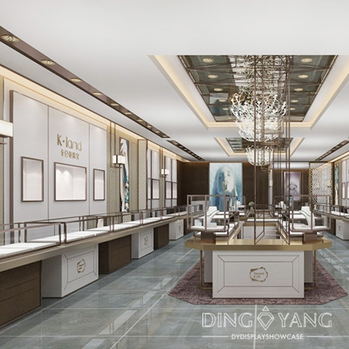 Upscale Counter Design For Jewellery Shop