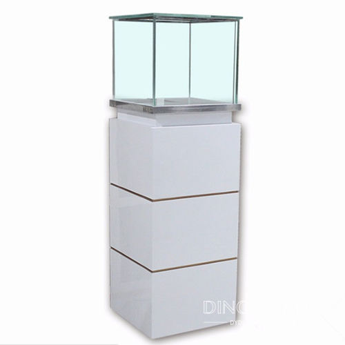 Modern Pedestal Display Cases