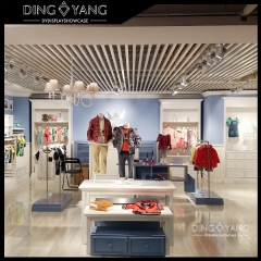 Kid Retail Shop Clothing Display Shelves