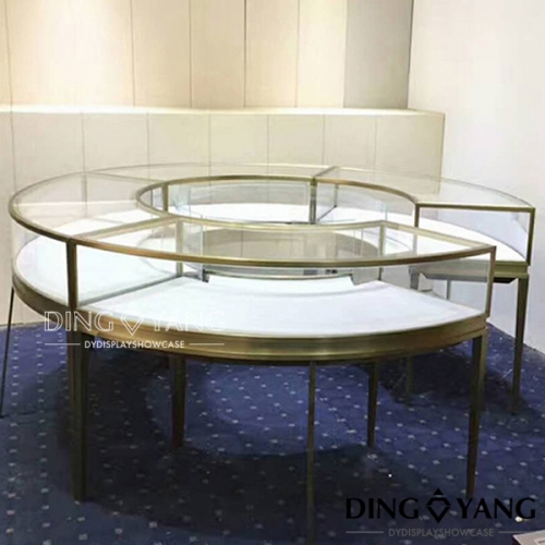 Round Jewellery Shop Display Counters