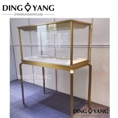 Gold Window Jewelry Display Cases