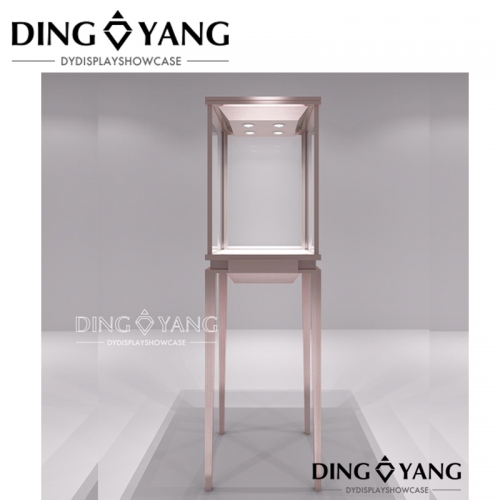 Modern Luxury Rose Gold Jewellery Display Cabinet