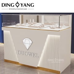 White Jewellery Display Showcase