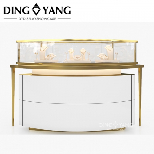 Golden Curve Jewellery Display Counter