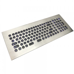 IP66 waterproof stainless steel backlight keyboard