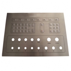 IP66 waterproof stainless steel panel mounted keyboard