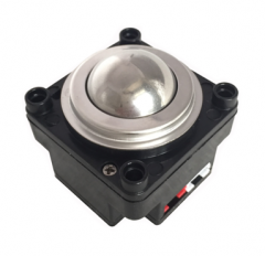 IP68 rated waterproof stainless steel optical trackball module