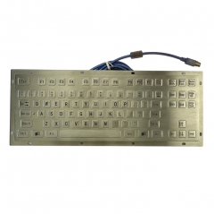 IP66 waterproof stainless steel panel mounted keyboard