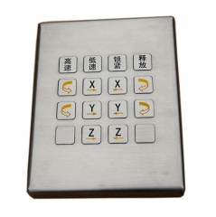 IP66 waterproof stainless steel hand operating keypad