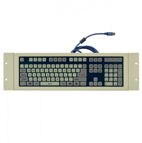 IP66 waterproof panel mounted membrane keyboard