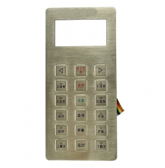 IP66 waterproof stainless steel panel mounted keypad