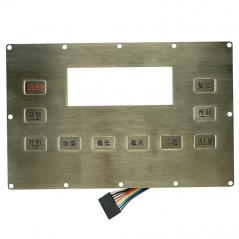 IP66 waterproof panel mounted stainless steel keypad