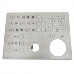 IP66 waterproof stainless steel panel mounted keyboard