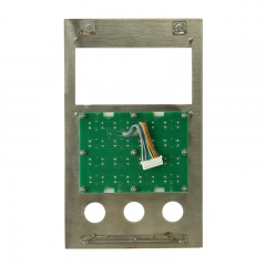 IP66 stainless steel panel mounted parking lot keypad