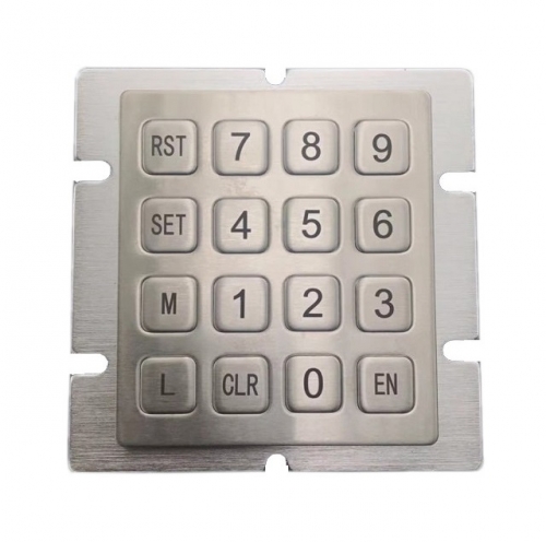 IP66 waterproof stainless steel numeric keypad