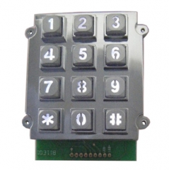 IP65 waterproof backlight dye-casting numeric keypad