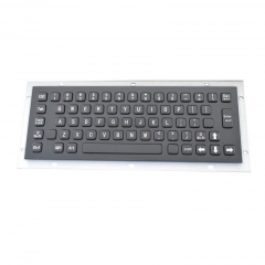 IP65 waterproof black electroplated stainless steel keyboard