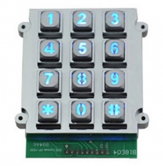 IP65 waterproof backlight dye-casting numeric keypad