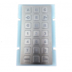 IP66 waterproof stainless steel backlight keypad