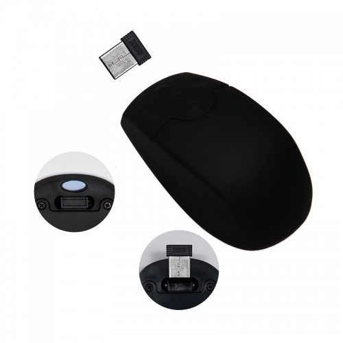 IP68 waterproof wireless silicone mouse