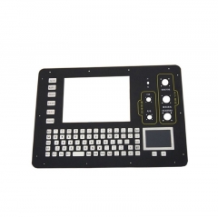 IP66 waterproof stainless steel panel mounted keyboard with integrated touchpad