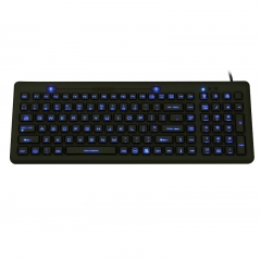 IP68 waterproof backlight silicone keyboard