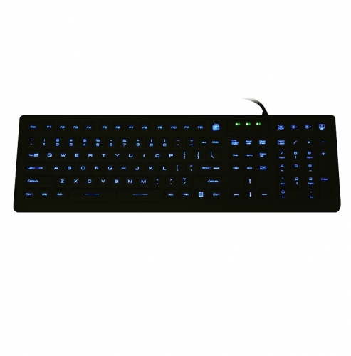 IP68 waterproof backlight silicone keyboard