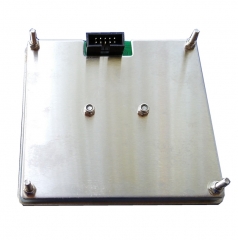 IP66 waterproof black electroplated stainless steel backlit keypad