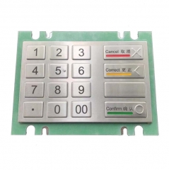 IP65 waterproof stainless steel numeric keypad