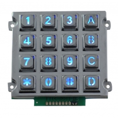 IP65 waterproof backlight dye-casting numeric keypad