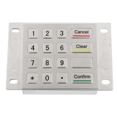 IP65 waterproof stainless steel numeric keypad