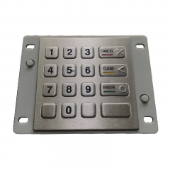 IP66 waterproof stainless steel numeric keypad