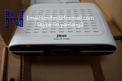 ZTE ZXA10 F400 EPON ONU with 4 ethernet port , optical network FTTH terminal F400 ONT