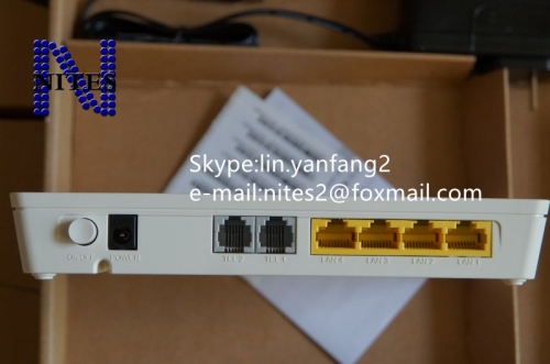 Original New  HG8342 HG8342M 4FE LAN +2POTS GPON ONT ONU Optical Network Terminal English version