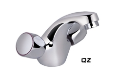 QZ-E1142 hot and cold brass ceramic quick basin mixer faucet