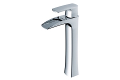 high-quality Single Hole Single-Handle Vessel Bathroom Faucet in Chrome